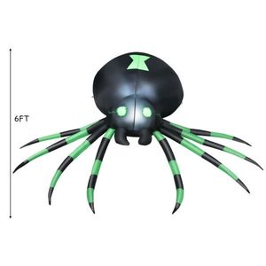 Decorazione gonfiabile da giardino a forma di ragno di 1,8 metri per Halloween - Product Image 3