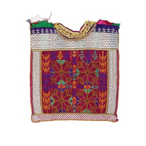 Vestido sin mangas de seda y lino con paneles de textil rajastaní, bordado afgano, tela para todas las estaciones. - Product Image 1