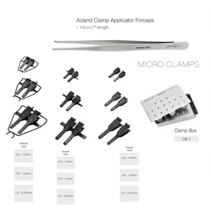 Juego de Pinzas y Fórceps Microvasculares, Instrumentos Quirúrgicos Ortopédicos Manuales, Kit Quirúrgico de Mahfooz Instruments - Product Image 4