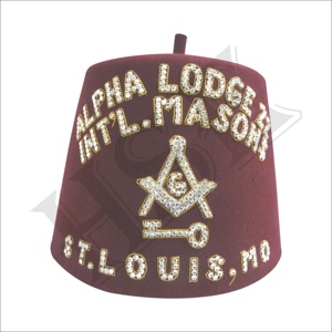 Fez Amica Temple Shriner Fez Pas 1 Maçonnique Regalia Fez - Product Image 5