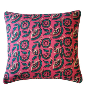 Housse de coussin moderne en coton 100% imprimé au bloc, écologique et lavable, pour canapé, décoration intérieure, taies d'oreiller – Fournisseur en gros - Product Image 1