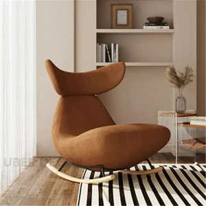 NUBIYA Nordic Modern Rocking <b>Chaise</b> <b>Lounge</b> 19kg for Living Room & Relaxed Interiors - Product Image 4