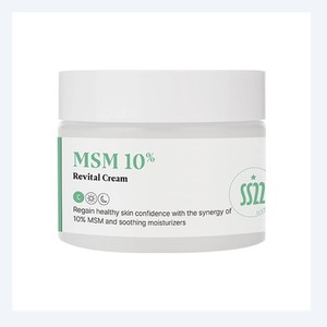 Crème pour le visage SS22 MSM 10% Revital Cream ghkcu, crème pour le visage pour hommes, crème hydratante pour le visage, crème régénérante pour le visage sam - Product Image 3