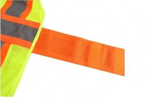 Hot Sale High Quality Lightweight Hi Visibility Men's Safety Vest Breathable Quick Dry Nylon/Polyester Work Wear Comfortable - Product Image 5