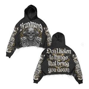 High Quality <b>Streetwear</b> <b>Y2K</b> Fashion Custom Brand Pullover Hoodies for Women Wholesale Personalized Design Printed Man Hoodi - Product Image 1