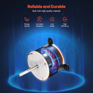 Motore Ventilatore AC Monofase 1/5HP 115V 2.6A 1650 RPM a 3 Velocità per RV, Compatibile con Dometic Brisk Air I Model - Product Image 3