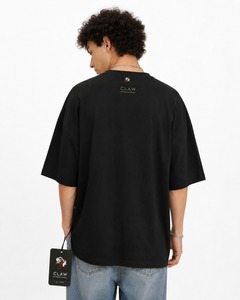 เสื้อยืดคอกลมชาย คุณภาพพรีเมียม ผ้าฝ้าย 100% ลายพิมพ์สตรีทแวร์ ออกแบบโลโก้ได้ตามต้องการ เสื้อยืดเปล่าสำหรับงาน OEM - Product Image 3