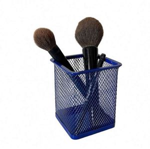 Wire Mesh Holder Metal Cup Desk Pen Organizer <b>Case</b> Pencil Jar - Product Image 1