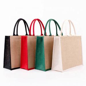 Bolsa de Yute con Estampado Geométrico de Proveedor Indio para Conferencias y Eventos, Disponible a Precio de Exportación - Product Image 1