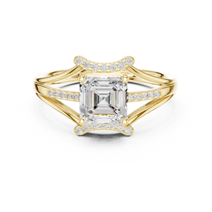 Motlani jewels Bague de fiançailles 10K avec diamant CZ pour femme - Product Image 5