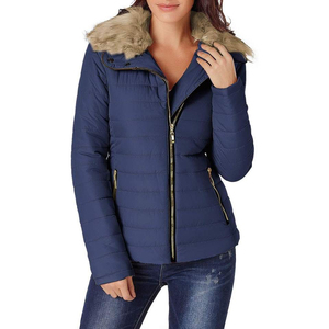 <b>Womens</b> Parka Cotton Fleece <b>Jacket</b> <b>Winter</b> Thicken Coat With Removable Fur Collar <b>Warm</b> Heated Ladies <b>Jacket</b> Custom Brand Supplier - Product Image 1