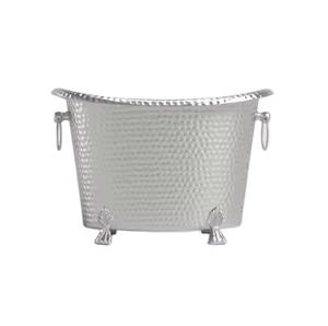 Seau à champagne en métal fini anti-rouille, fait main, durable, pour bar, décoratif, à poser sur comptoir, avec faible MOQ - Product Image 1