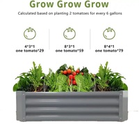 OEM ODM Bac de Jardin Surélevé Ovale en Métal, Acier Inoxydable Thermolaqué, Robuste, pour Légumes, Fleurs et Gazebo Domestique
