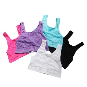 Soutien-gorge de sport sans couture pour femmes, réglable, respirant, doux, confortable, 100% coton, vêtements de sport, gym, fitness, yoga - Product Image 6