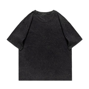 Men's Vintage Wash <b>T</b>-<b>Shirt</b> And Shorts Set Two Piece Oversized Crewneck Tee With Matching Shorts Casual Activewear Lounge Wear - Product Image 2