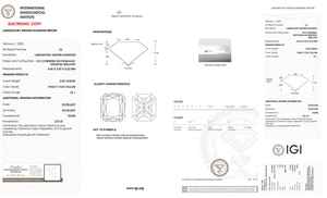 Diamant de laboratoire certifié IGI, jaune vif fantaisie, 4 carats, taille radiant, clarté VS, prix de gros - Product Image 2