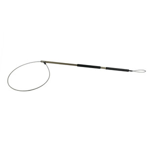Perche de sauvetage pour animaux de compagnie Full Black Eco-Friendly, manche long 115 cm, aluminium, outils et accessoires de manipulation vétérinaire - Product Image 1