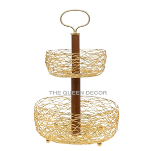 <b>Top</b> Trending 3 Tier Cake Stand Luxurious <b>Rose</b> Gold Plated Hammered Texture Stainless Steel Metal Birthday Parties Celebration - Product Image 5