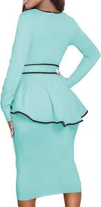 Robe Polo Sportive Formelle pour Femme - Coupe Ajustée Moulante - Vêtement Féminin à Manches Courtes avec Nom de Marque Personnalisé - Product Image 5