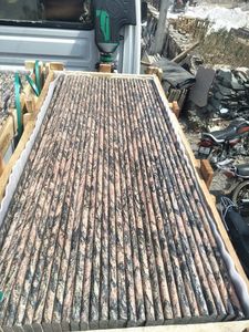 Premium Quality SILO INDIA Tiger Gold <b>Granite</b> Kitchen Countertop Custom Size Polished Fire-Washed Style Building Facade - Product Image 5