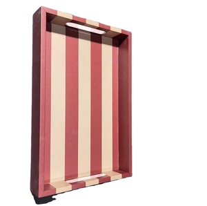 Handcrafted Modern Style <b>Lacquerware</b> Tray Rectangle Lacquer Serving Tray Premium <b>Lacquerware</b> Tray - Product Image 3