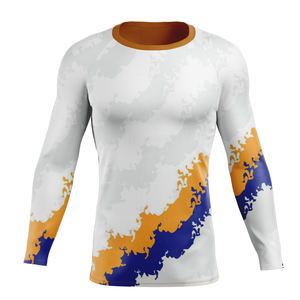 Camiseta Deportiva de Manga Larga Transpirable de la Mejor Calidad para Hombre, con Logotipo y Color Personalizados, de Poliéster y Nailon, para Gimnasio y Fitness - Product Image 6