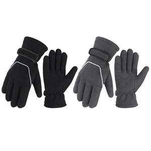 Gants de cyclisme en polaire imperméables pour l'hiver, pour les sports de plein air, le bureau, les écrans tactiles, le ski, la course à pied, avec doigts entièrement chauds et antidérapants - Product Image 3