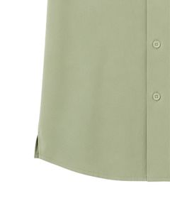 Customized Sage Green Oversized Casual Men <b>Shirt</b> <b>Half</b> Sleeve <b>Button</b> Up Cuban Collar Loose Fit Summer Beach Fashion Top Wear - Product Image 6