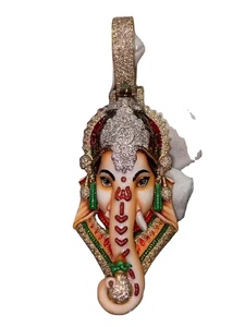 Pendentif Dieu Diamant Personnalisé VVS Clarté Moissanite Pass Sterling Silver Style Hip Hop Or pour Fête Fabrication Indienne - Product Image 3