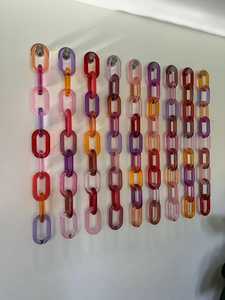 La cadena decorativa Rein presenta un elegante diseño de eslabones ovalados entrelazados. - Product Image 3