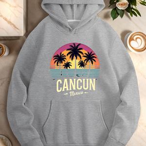 Sudaderas casuales de mujer CANCUN palmtrees - Product Image 2