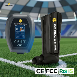 Masajeador de Pies y Piernas, Botas de Compresión de Aire de 6 Cámaras, Envoltura Portátil para Pantorrillas, Recargable por USB, Control de Tiempo, 8 Modos, Impermeable - Product Image 1