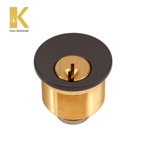 Serrure à mortaise cylindrique standard américaine 28 mm, gorge pour clé SX, bronze huilé, logo OEM personnalisé pour usage commercial et résidentiel - Product Image 4