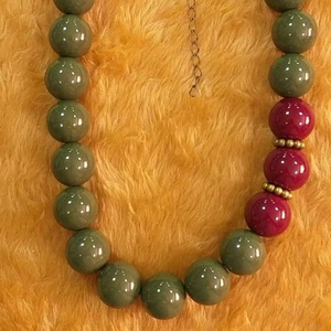 งานหัตถกรรมสร้อยคอลูกปัดเรซินทันสมัยเครื่องประดับงานปาร์ตี้สำหรับผู้หญิงและเด็กผู้หญิง - Product Image 1