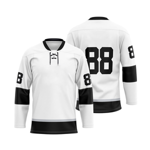 Vente en gros de sweats à capuche personnalisés à manches longues en polaire pour le hockey sur glace, tissu polyester, sublimation, sweats à capuche pour le hockey sur glace, uniforme de hockey, 280g - Product Image 2