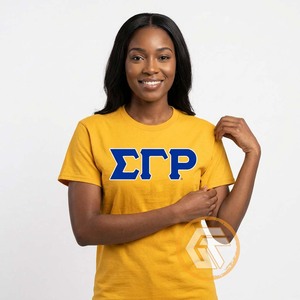 ขายส่ง GREEK TREASURES Sigma Gamma Rho Sorority เสื้อผ้าลำลองสำหรับผู้หญิง ฤดูร้อน เป็นมิตรกับสิ่งแวดล้อม ระบายอากาศได้ดี ป้องกันริ้วรอย ป้องกันรังสียูวี แห้งเร็ว - Product Image 3
