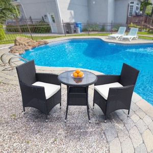 Juego de Muebles de Jardín Modulares de Mimbre y Ratán Impermeables para Exteriores, Modelo IPRO Premium Moderno 2026, 5 Plazas, No Plegable - Product Image 3