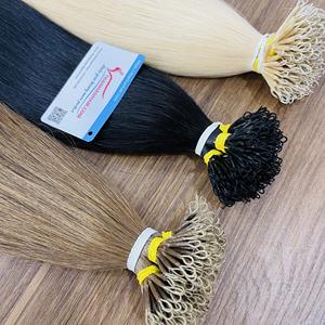 Produit de luxe Naturel Ondulé Nano Anneau Extensions de Cheveux Humains Vietnamien Remy Cheveux Nano Pointe Cheveux - Product Image 4