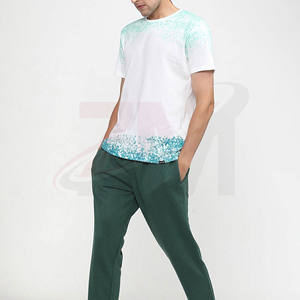 Camiseta Extra Grande de Algodón 100% de 180 GSM y 300 GSM, Precio de Fábrica, Personalizable con Gráficos, Lisa, Tallas Grandes para Hombre - Product Image 1