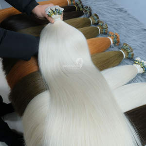 Premium Vietnamita Remy Extensión de cabello Cabello a granel Rubio No sintético al por mayor - Product Image 5