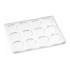 Microplaca de vidrio de 12 orificios para placas de ensayo, con pozos de 14 mm para condensación y sedimentación - Product Image 3