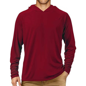Summer Hooded T-<b>shirt</b> 100% Cotton Breathable <b>Stretch</b> Pullover Slim Fitness Personality Leisure Sports <b>Shirt</b> - Product Image 1