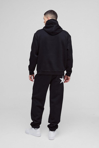 Nouvel ensemble de survêtement pour homme, très vendu, en tissu épais, veste et pantalon, pour l'entraînement sportif, les activités de plein air, les vêtements décontractés, 100% coton - Product Image 5