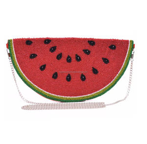 กระเป๋าสะพายไหล่ผ้าคอตตอนสไตล์โบโฮสำหรับผู้หญิงสไตล์อินเดียกระเป๋าถือลูกปัดสำหรับงานราตรีงานช้อปปิ้งงานปาร์ตี้ - Product Image 5