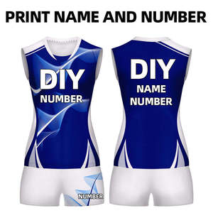 Uniforme de Voleibol de Bajo Precio para Entrenamiento y Partido, Ligero, de Secado Rápido, de Malla, Uniforme Deportivo de Voleibol para Equipo - Product Image 3