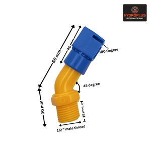 Buse de nettoyage de panneaux solaires en plastique de qualité supérieure, haute pression pour les exportateurs de panneaux solaires sur toiture - Product Image 3