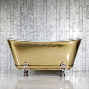 Premium Quality Solid Copper Bathtub Handmade Luxury Bath Tub for Villa <b>Home</b> Hotel Spa and High Class Bathroom Decoration - Product Image 4