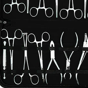 Kit d'outils professionnels de perçage corporel en acier inoxydable, ensemble d'instruments manuels avec poinçon dermique et forceps de perçage - Product Image 4