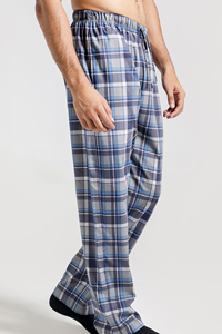 Pantalon de pyjama en flanelle personnalisé à motif écossais, pantalon de détente classique à carreaux, pantalon de jogging décontracté pour homme - Product Image 3