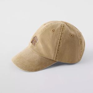 Gorra de Béisbol de 6 Paneles Color Caqui, Cierre Trasero Ajustable, Unisex, Casual, con Logotipo Bordado, para Adultos - Product Image 1